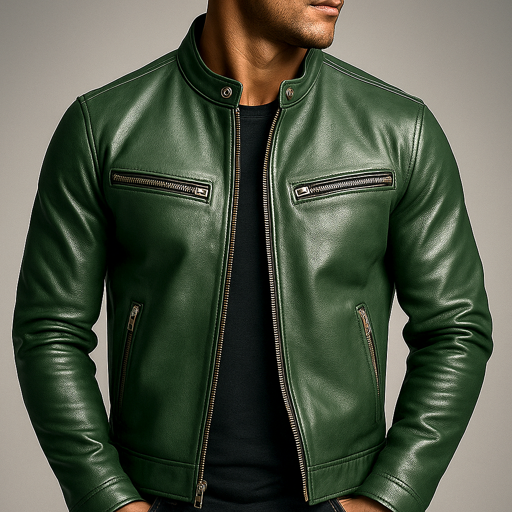 Guy | Blouson vintage effet cuir