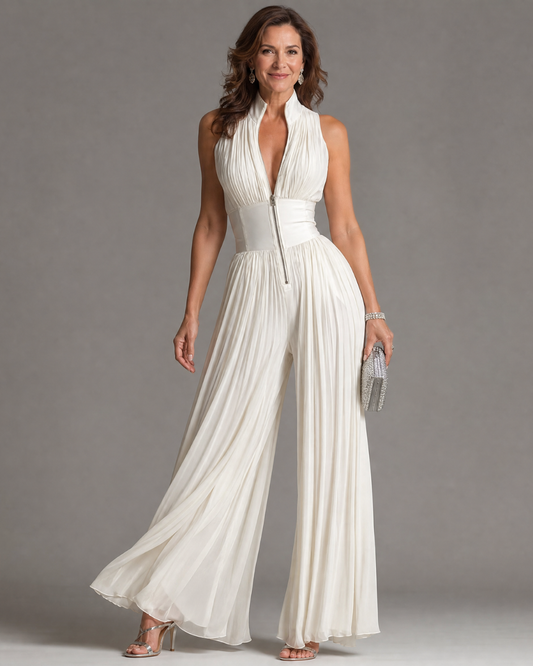 Zoé | Combinaison chic plissée
