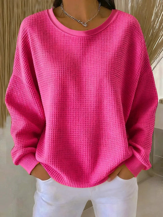 Lison | Pull nid d'abeille classique