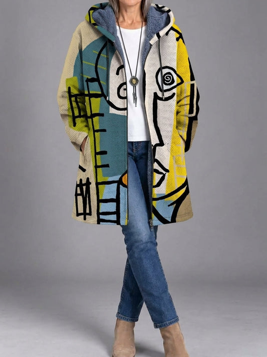 Aglaé | Manteau en maille artistique