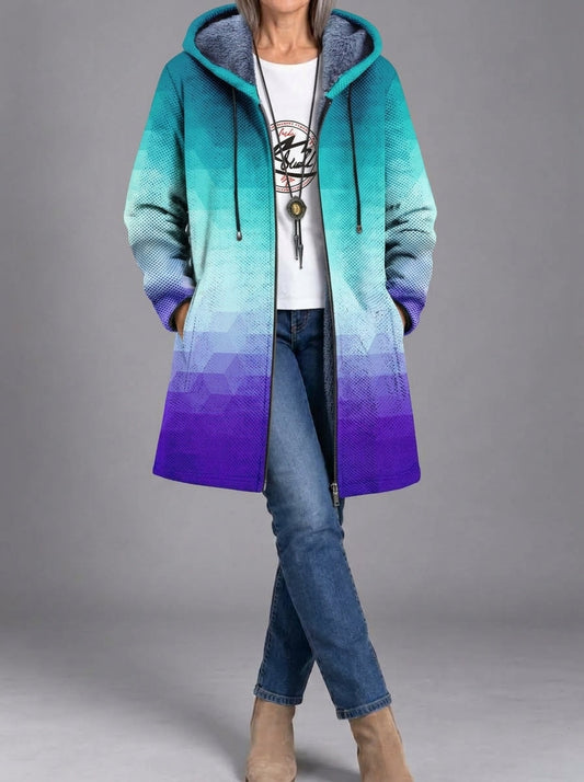 Nadège | Manteau en maille artistique