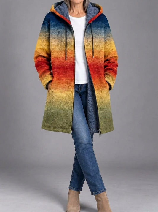 Lucille | Manteau en maille artistique