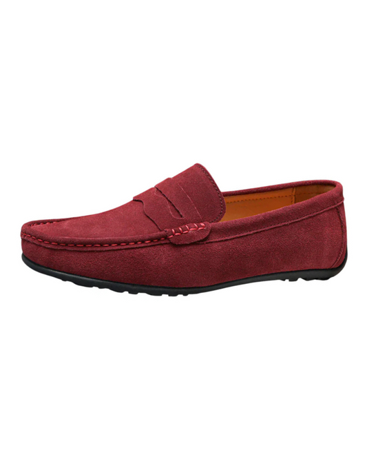 Leblanc | Mocassins rétro en daim pour homme