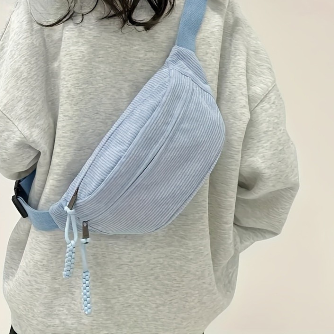 Petra | Bolso de Hombro Terciopelo de Canalé