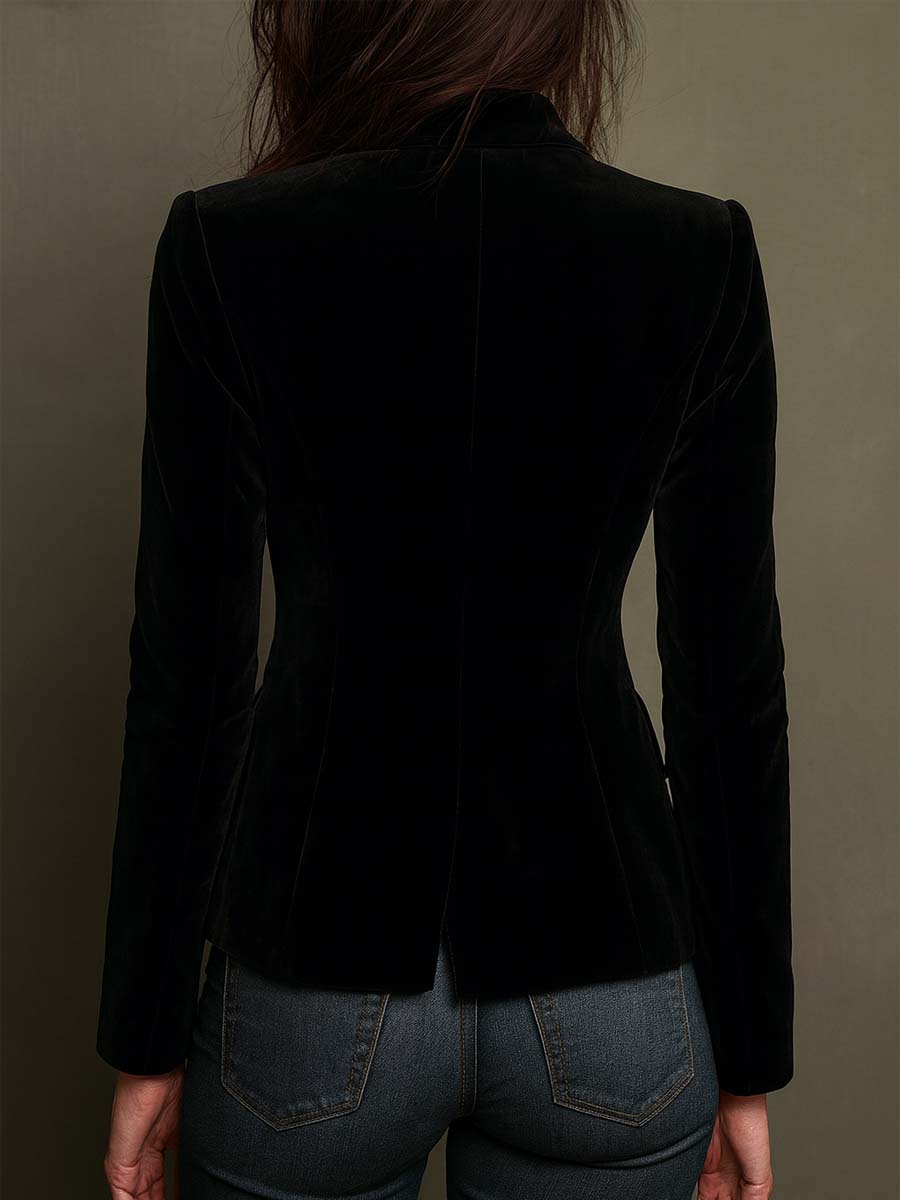 Armance – blazer brodé fleuri multicolore, vue 6
