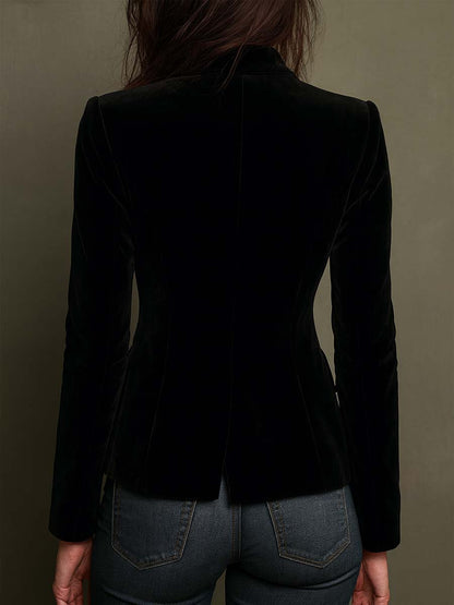 Armance – blazer brodé fleuri multicolore, vue 6