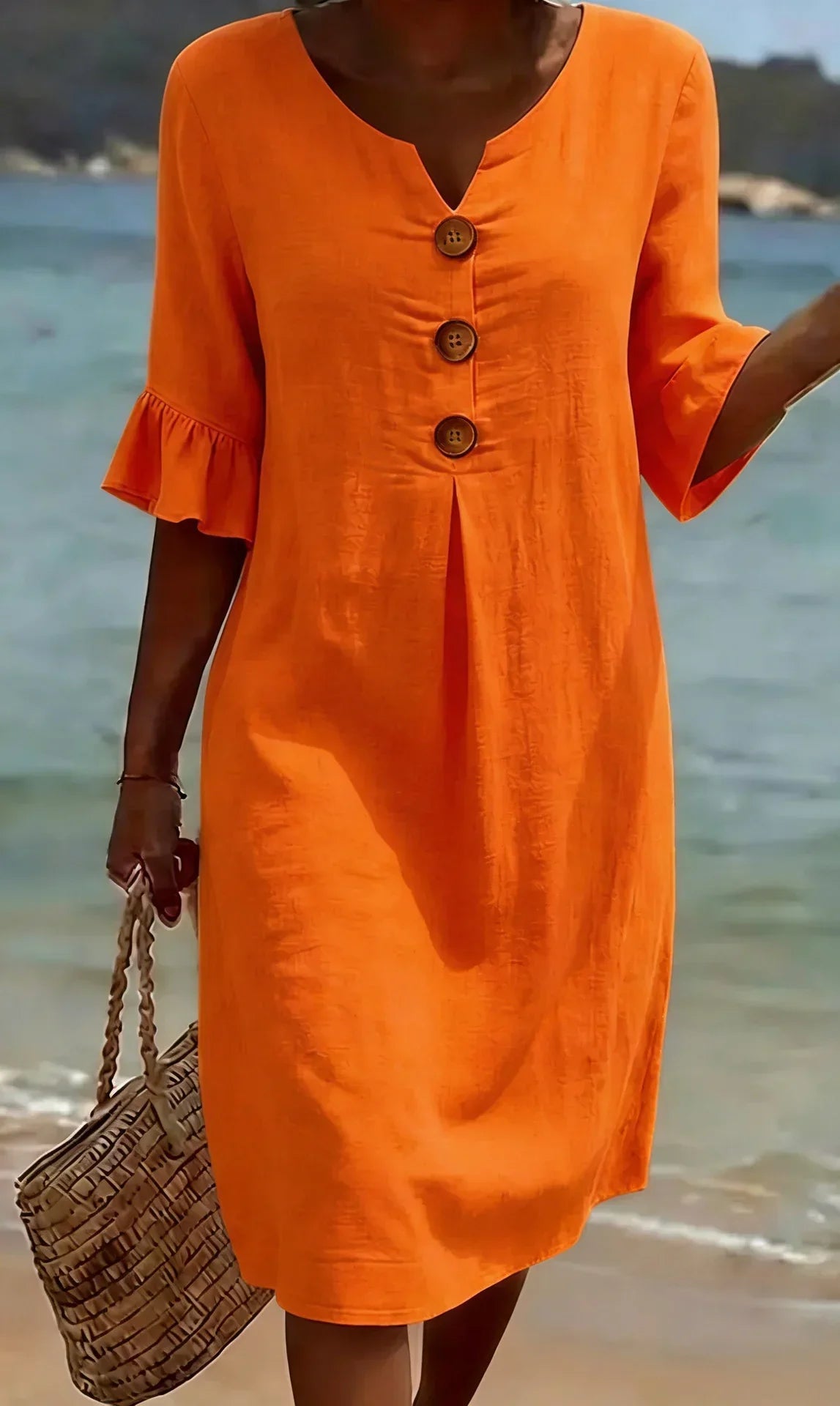 Ludovica | Vestido Elegante de Lino™