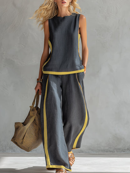 Leila | Conjunto Lino Elegante™