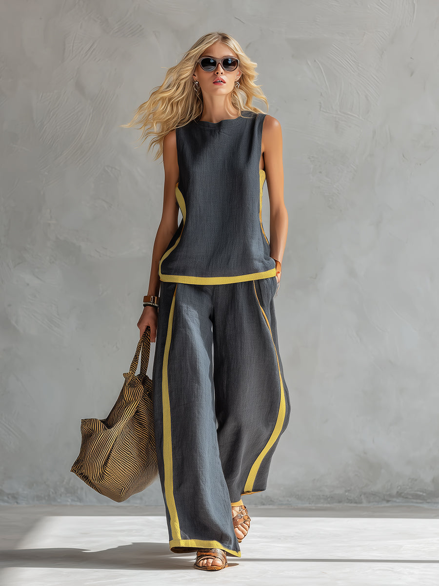 Leila | Conjunto Lino Elegante™