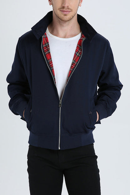 Hugo | Veste Harrington doublure tartan