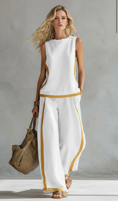 Leila | Conjunto Lino Elegante™