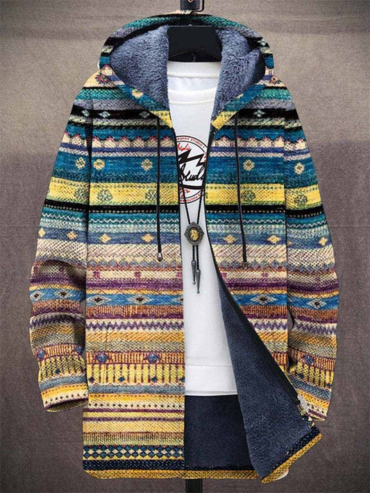 Évelyne | Manteau en maille artistique