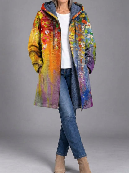 Ingrid | Manteau en maille artistique