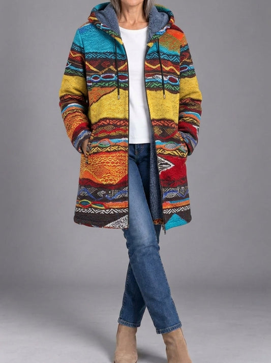 Bertille | Manteau en maille artistique