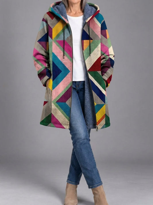 Ségolène | Manteau en maille artistique