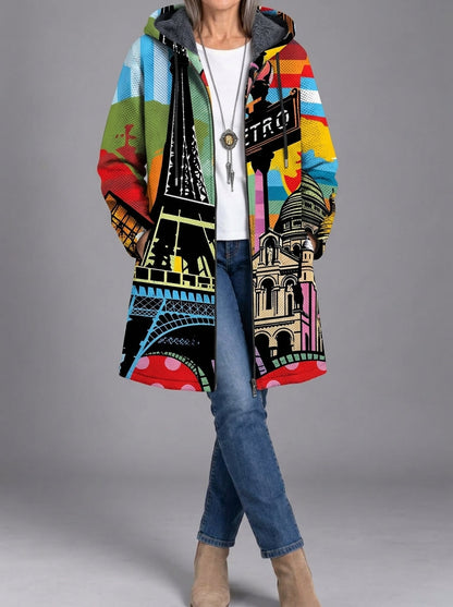Morgane | Manteau en maille artistique
