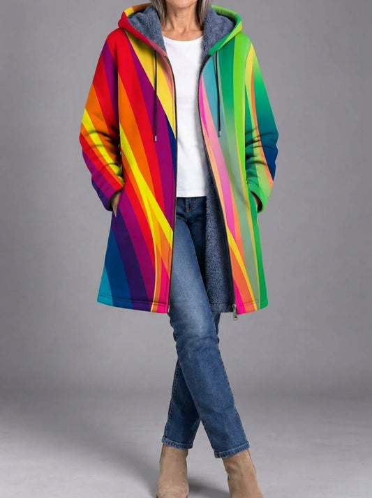 Clarence | Manteau en maille artistique
