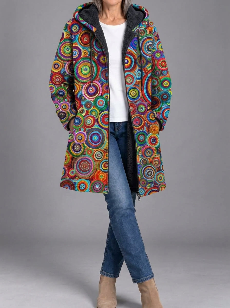 Mélodie | Manteau en maille artistique