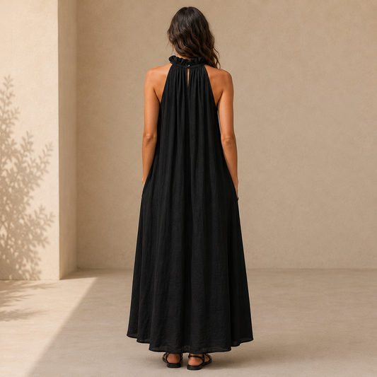 Gladys | Robe longue à poches
