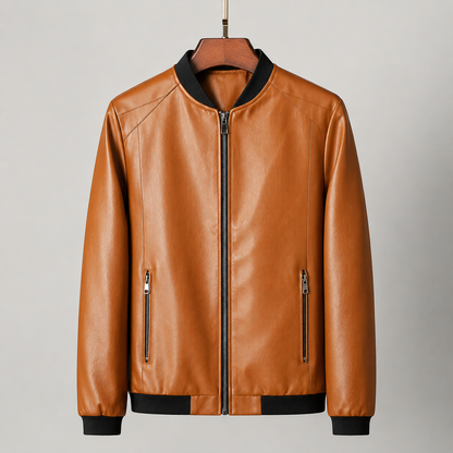 Dominique | Blouson bomber effet cuir