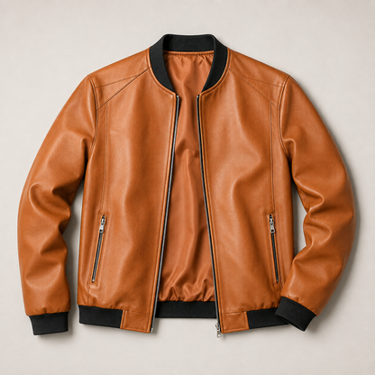Dominique | Blouson bomber effet cuir