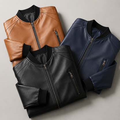 Dominique | Blouson bomber effet cuir