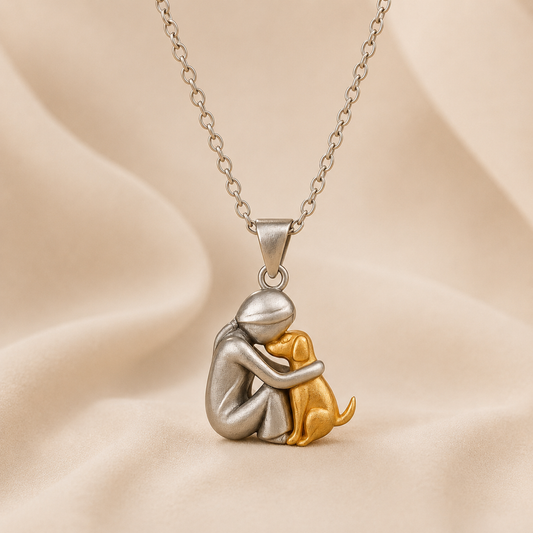 L'Étreinte Éternelle | Collier personnalisable chien ou chat