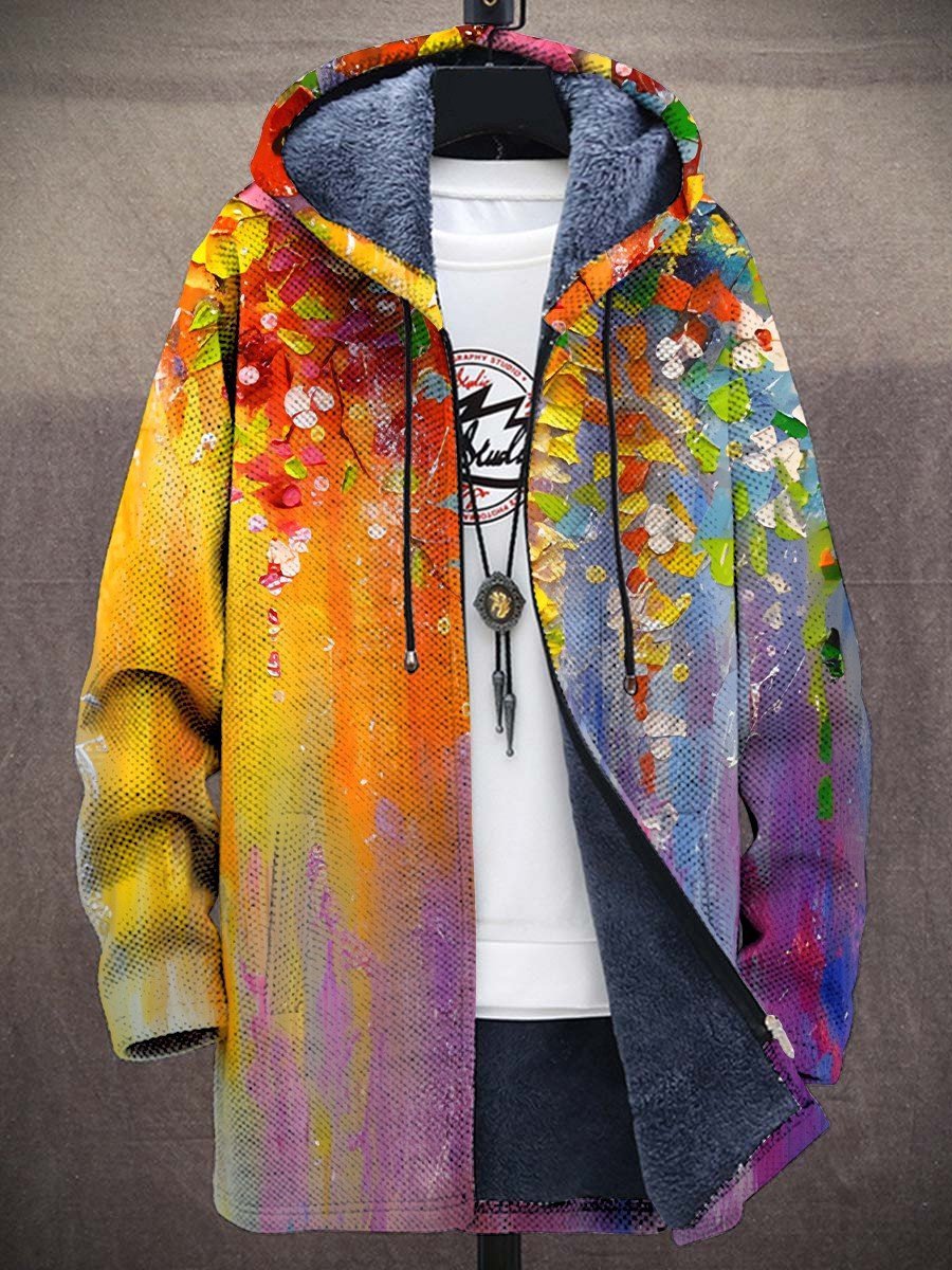 Ingrid | Manteau en maille artistique