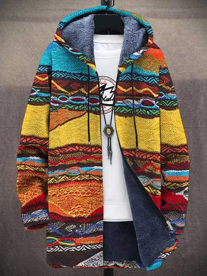 Ingrid | Manteau en maille artistique