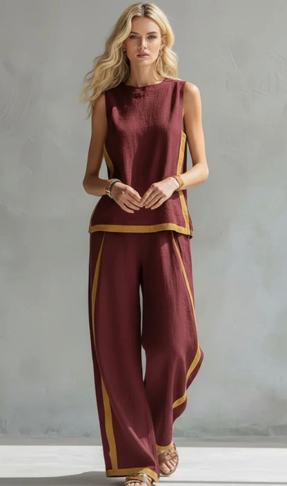 Leila | Conjunto Lino Elegante™