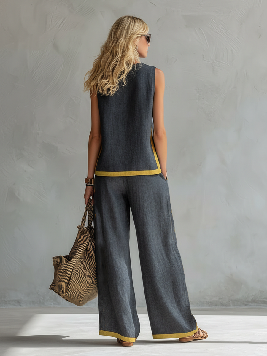 Leila | Conjunto Lino Elegante™