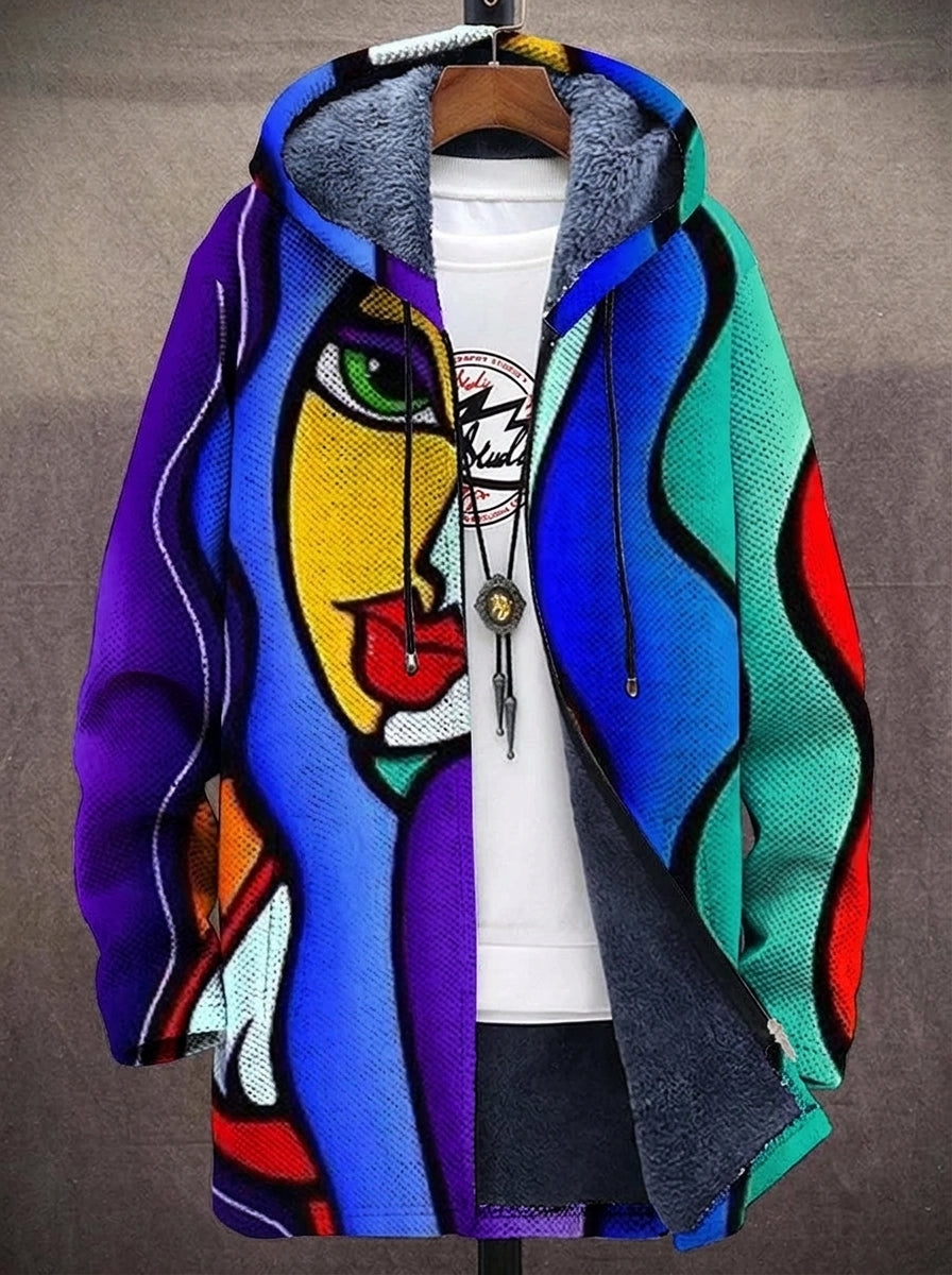 Rébecca | Manteau en maille artistique