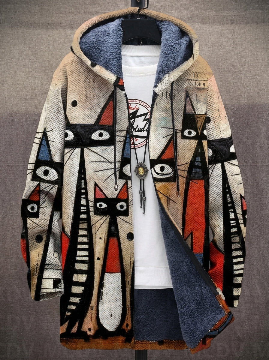Lorraine | Manteau en maille artistique
