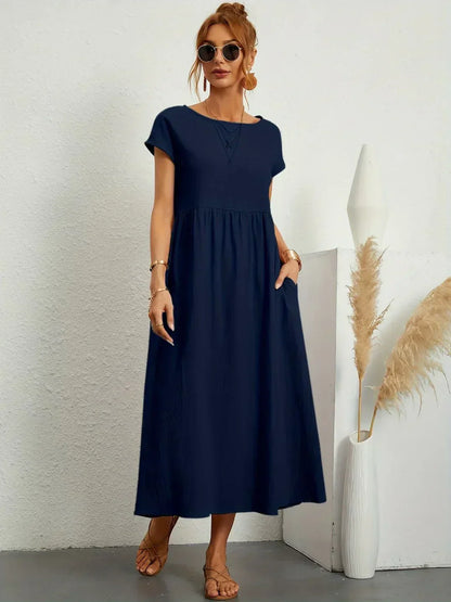 Gabriela | Vestido Medio Fluido de Elegancia Atemporal™