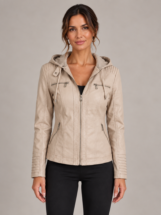 Chantal | Veste en cuir résistante et élégante