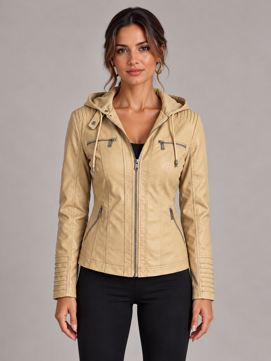 Édith | Veste en cuir résistante et élégante