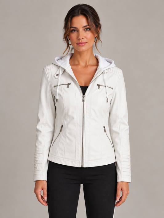 Lysiane | Veste en cuir résistante et élégante
