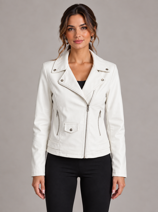 Paulette | Veste en cuir résistante et élégante
