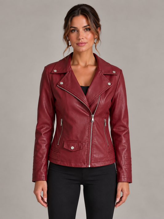 Karine | Veste en cuir résistante et élégante