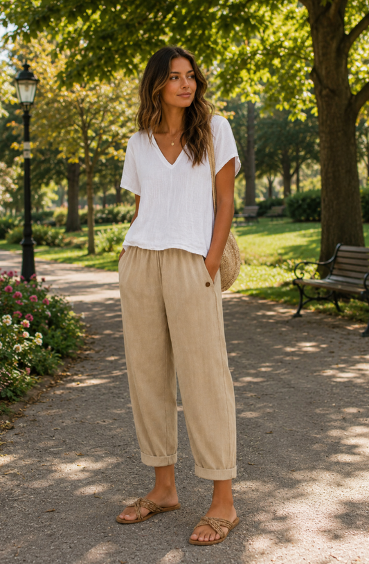 Maja | Pantalón de Lino Ligero™