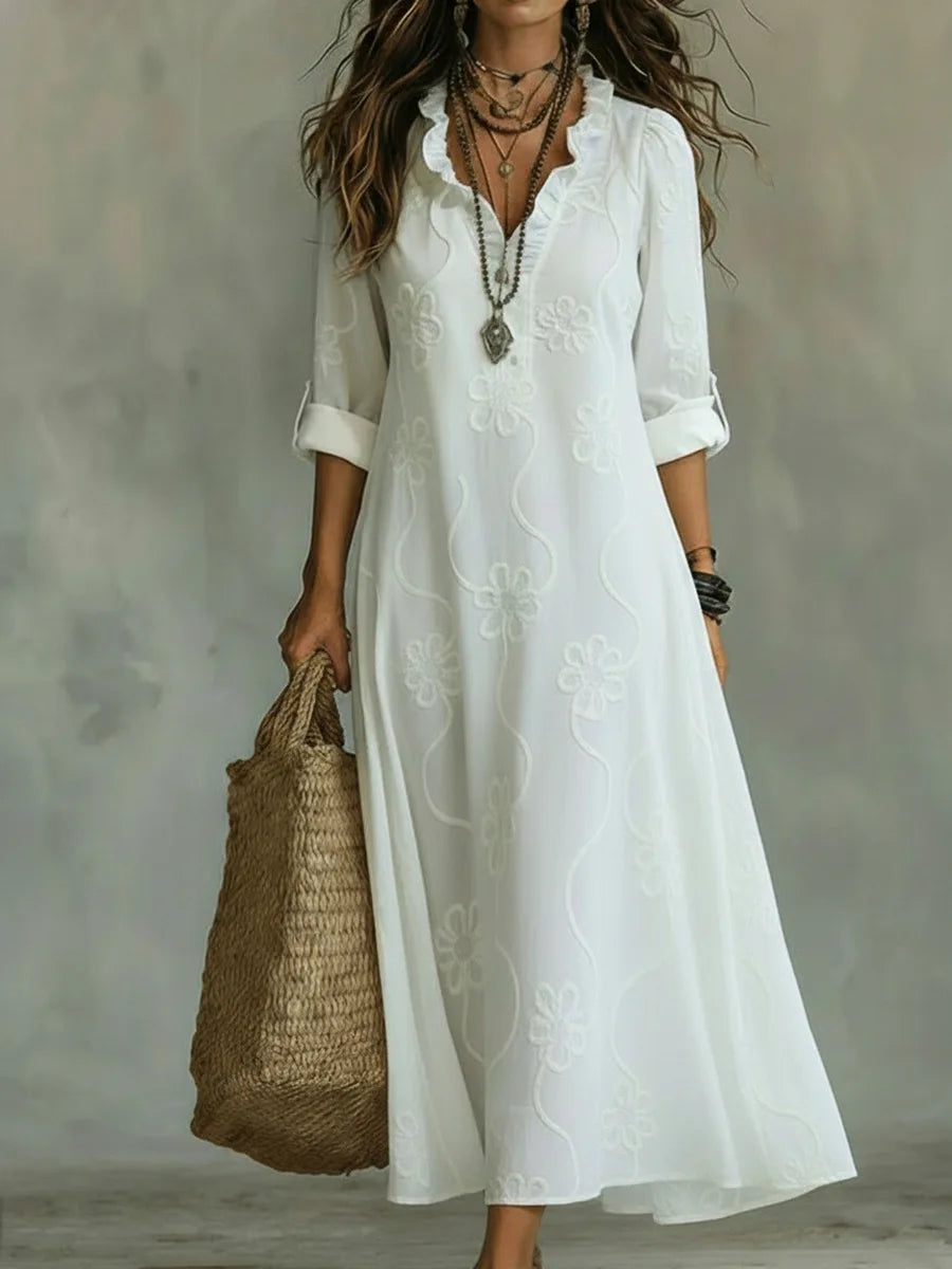 Sirena | Vestido Largo Floral de Verano™