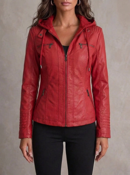 Sylviane | Veste en cuir résistante et élégante