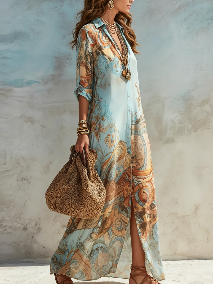 Lorna | Vestido Mediterráneo Exclusivo™