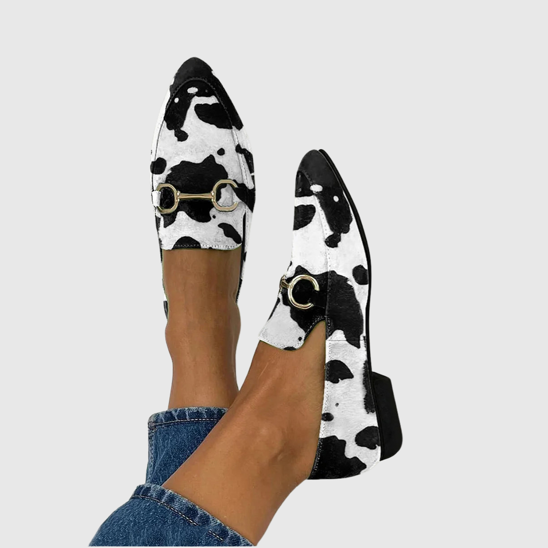 Annabelle | Mocassins femme imprimés à boucle