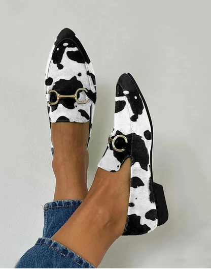 Annabelle | Mocassins femme imprimés à boucle