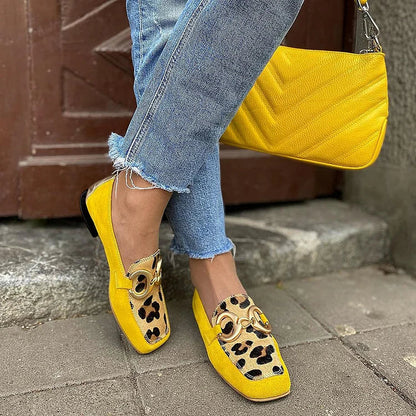 Apolline | Mocassins imprimé animalier