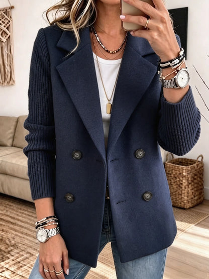 Clémentine – blazer élégant à manches en maille, vue 5