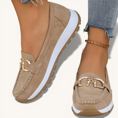 Danaé | Mocassins femme à plateforme et boucle