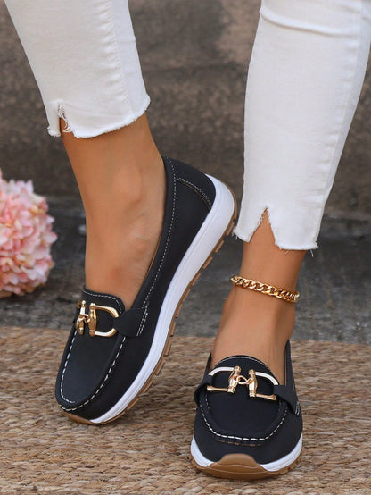 Danaé | Mocassins femme à plateforme et boucle