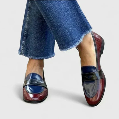 Françoise | Mocassins bicolores femme
